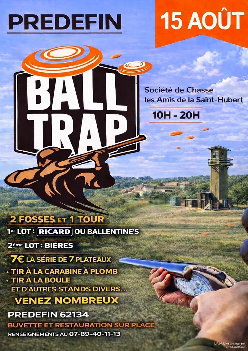 Affiche Société de Chasse les Amis de la St-Hubert
