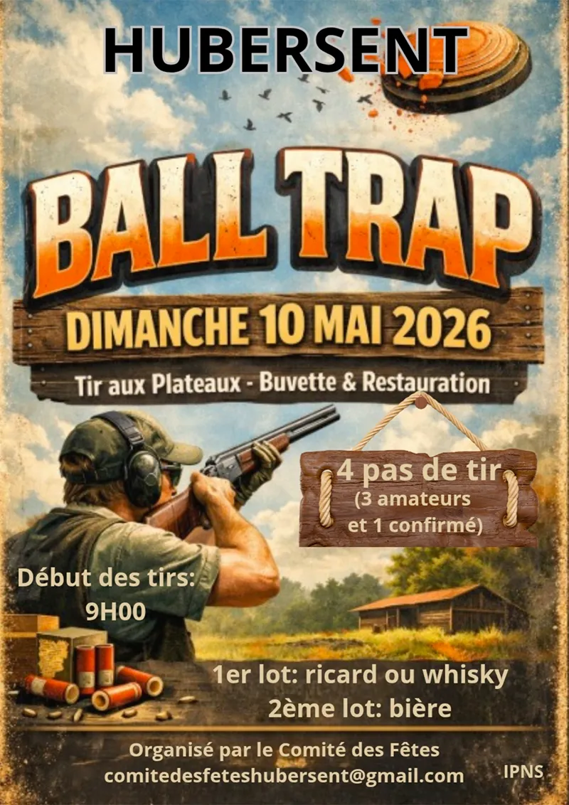 Affiche Comité des Fêtes de Hubersent