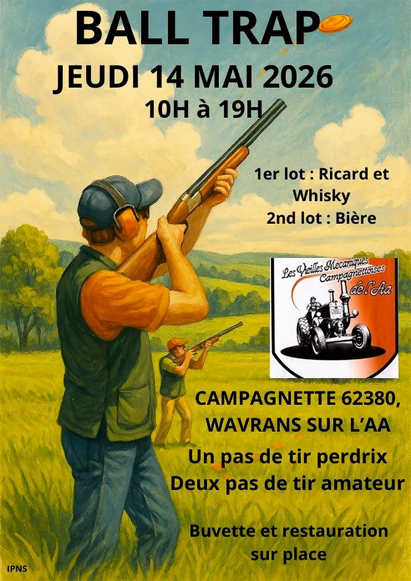 Affiche Association Les Vieilles Mécaniques Campagnettoises de l'Aa