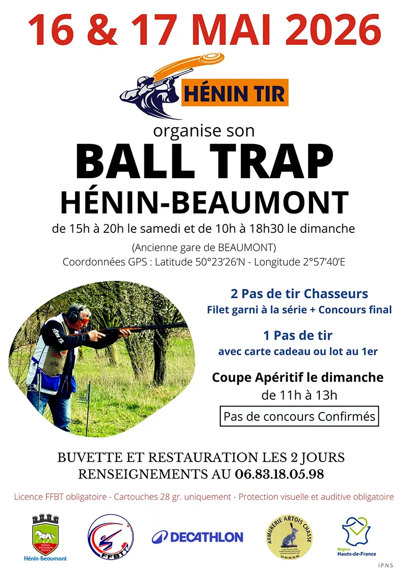 Affiche Hénin Tir