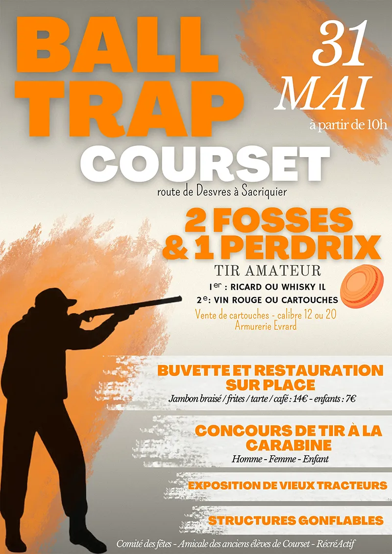 Affiche Comité des Fêtes de Courset