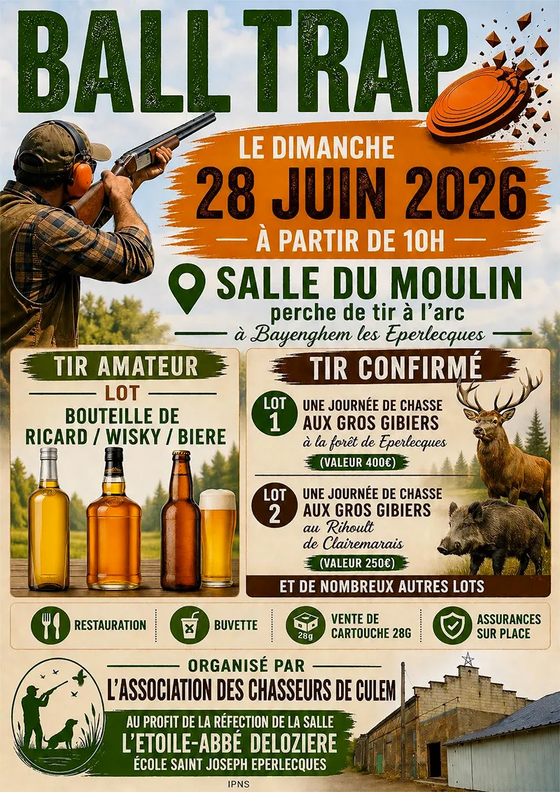 Affiche Association des Chasseurs de Culem
