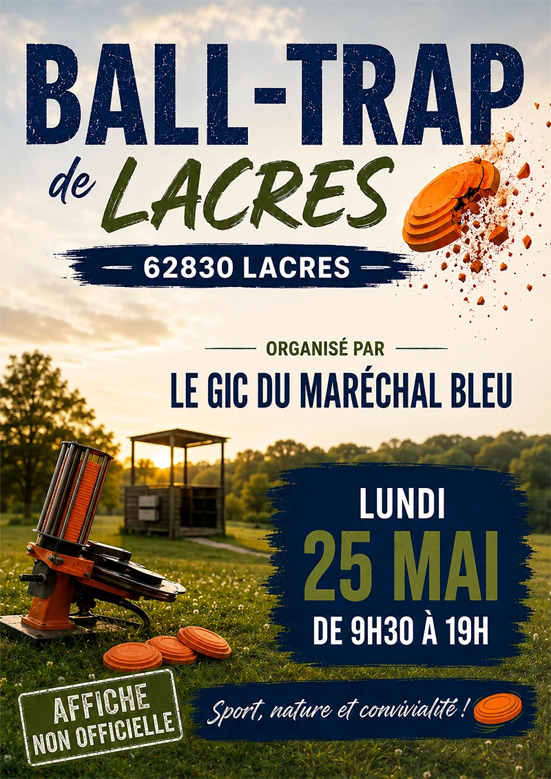 Affiche GIC du Maréchal Bleu