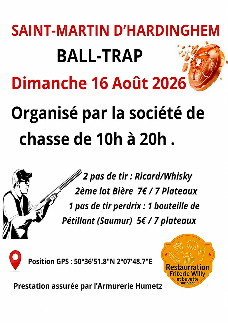 Affiche Société de Chasse