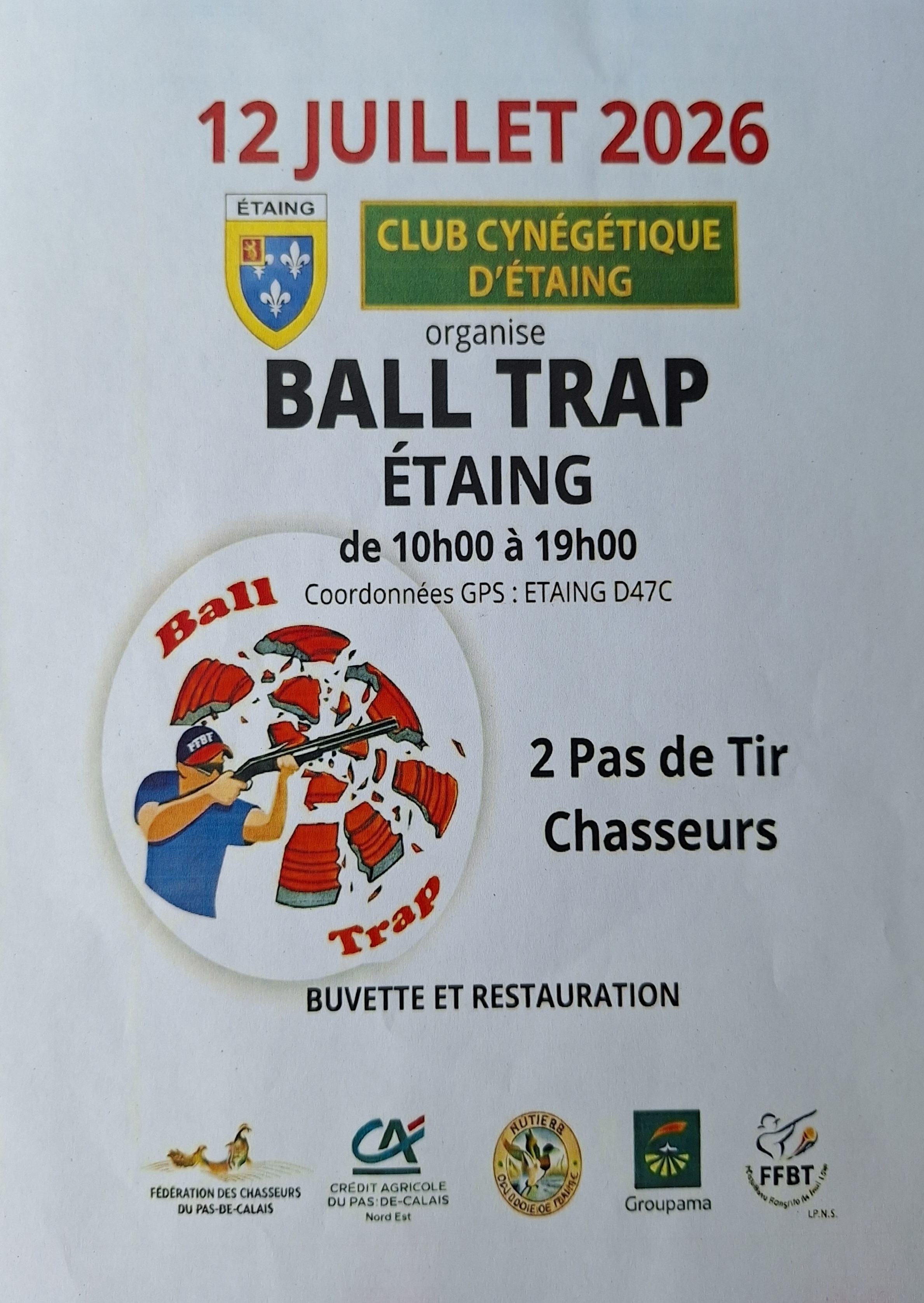 Affiche Club cynégétique d'Etaing